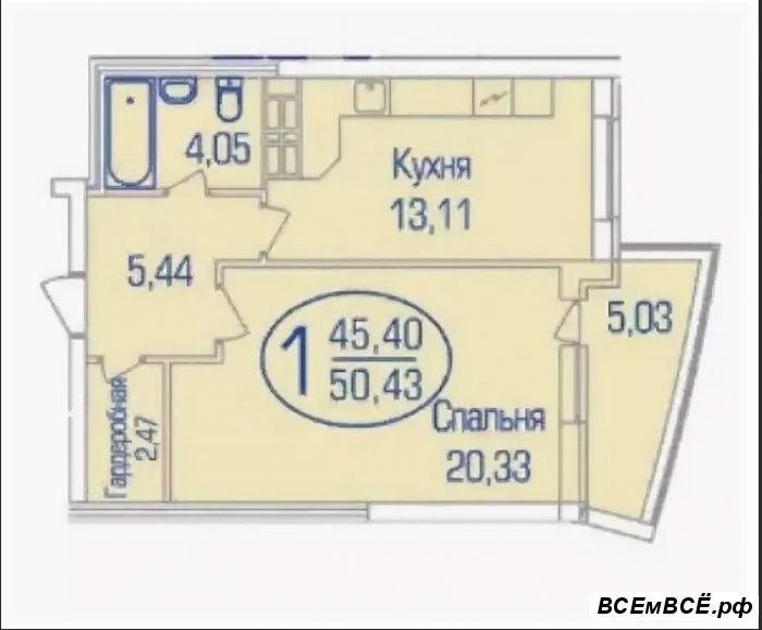 Квартира, 50м2, Энгельс, цена 2 240 000 рублей. Смотри подробности на сайте Всемвсе!
