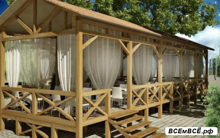 Строительство летнего кафе в Белгороде и области,  Белгород, цена 950 000 рублей. Смотри подробности на сайте Всемвсе!