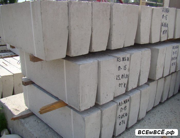 Блок бетонный Б-5 БР100.45.18 1000 18 450,  Смоленск, цена 640 рублей. Смотри подробности на сайте Всемвсе!